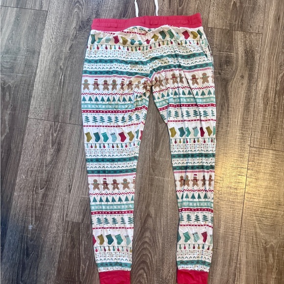 Little Sleepies Red and White Pajama Pants - Picture 3 of 3